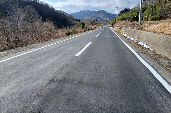 一般県道普代小屋瀬線卯子酉地区ほか道路舗装補修工事